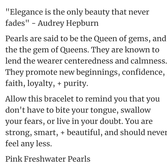 Tiny Devotions Freshwater Pink Pearl Bracelet - Picture 8 of 8
